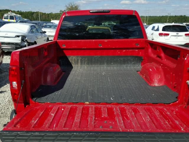 2GCEC13J481323748 - 2008 CHEVROLET SILVERADO RED photo 6