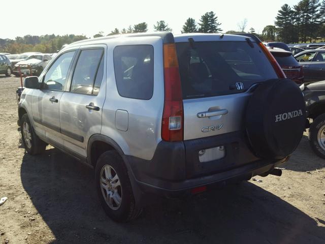 JHLRD78814C051044 - 2004 HONDA CR-V EX SILVER photo 3