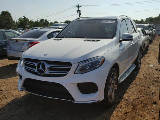 4JGDA5HB4GA636289 - 2016 MERCEDES-BENZ GLE 350 4M WHITE photo 2