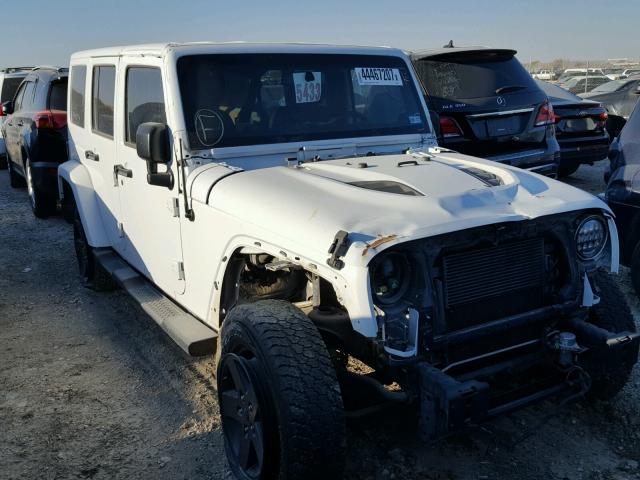 1C4HJWEG3FL644978 - 2015 JEEP WRANGLER U WHITE photo 1