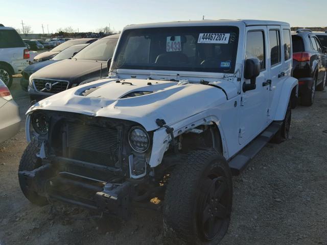1C4HJWEG3FL644978 - 2015 JEEP WRANGLER U WHITE photo 2