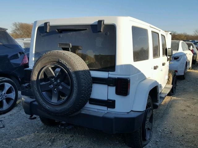 1C4HJWEG3FL644978 - 2015 JEEP WRANGLER U WHITE photo 4