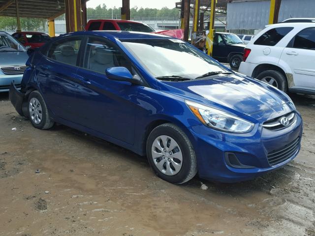 KMHCT4AE4GU956618 - 2016 HYUNDAI ACCENT SE BLUE photo 1