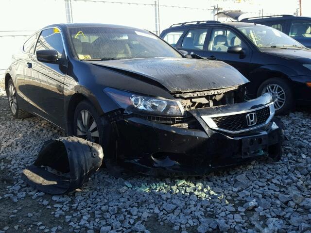 1HGCS12839A801014 - 2009 HONDA ACCORD EXL BLACK photo 1