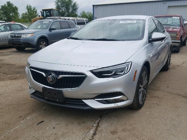 W04GR6SX9J1101237 - 2018 BUICK REGAL ESSE SILVER photo 2