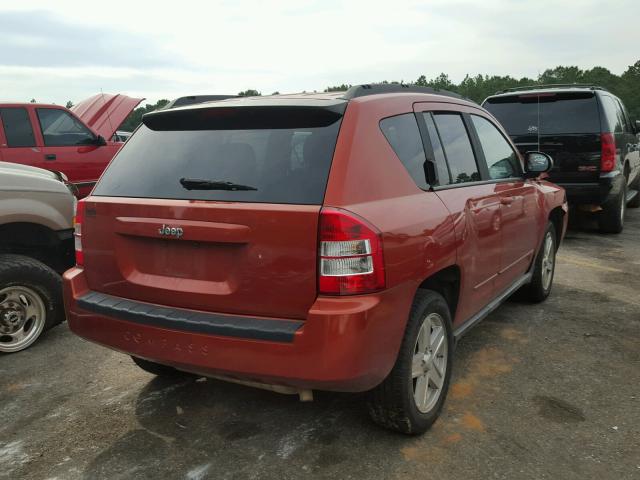 1J4NT4FB7AD578825 - 2010 JEEP COMPASS SP ORANGE photo 4