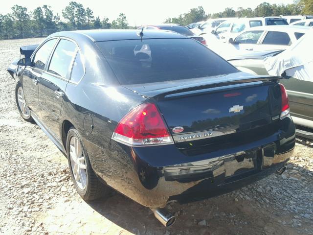 2G1WC5E37D1219896 - 2013 CHEVROLET IMPALA BLACK photo 3