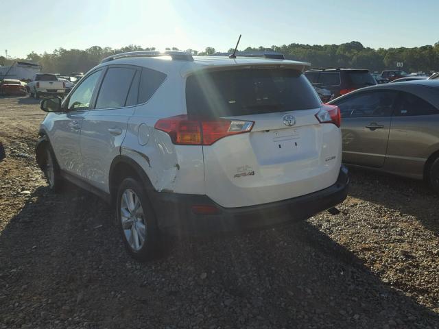 2T3YFREV5DW064577 - 2013 TOYOTA RAV4 WHITE photo 3