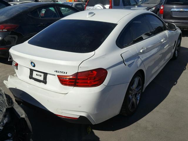 WBA4A9C57FGL87248 - 2015 BMW 428 I WHITE photo 4