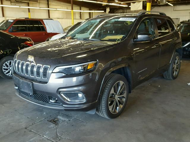 1C4PJMJN5KD173960 - 2019 JEEP CHEROKEE O GRAY photo 2