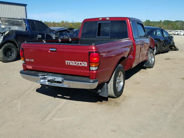 4F4YR16V0YTM01423 - 2000 MAZDA B3000 TROY RED photo 4