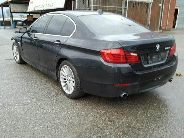 WBAFU7C51CDU65315 - 2012 BMW 535 XI BLACK photo 3