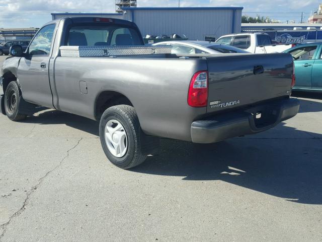 5TBJU32145S449419 - 2005 TOYOTA TUNDRA GRAY photo 3