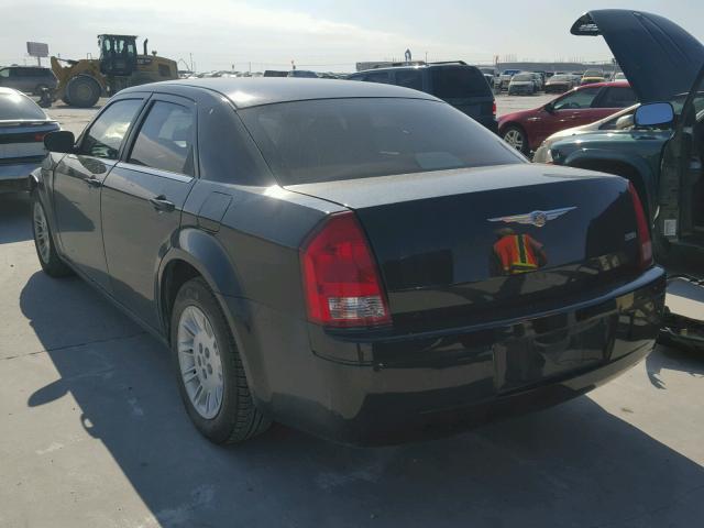 2C3KA43R27H821196 - 2007 CHRYSLER 300 BLACK photo 3