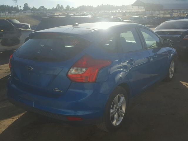 1FADP3K25DL111778 - 2013 FORD FOCUS SE BLUE photo 4