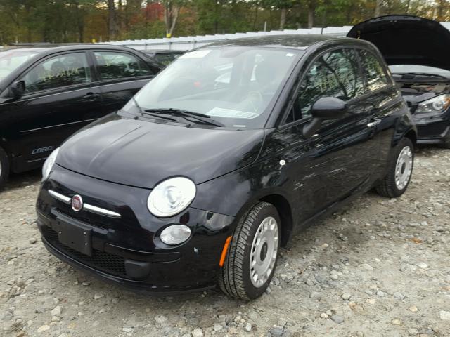 3C3CFFAR7FT750233 - 2015 FIAT 500 POP BLACK photo 2