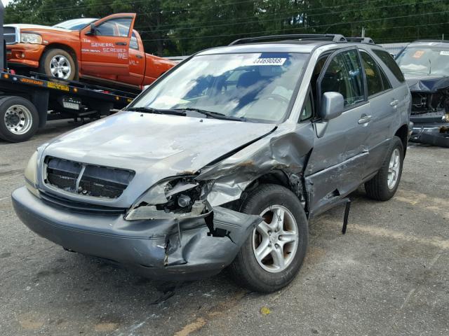 JT6GF10U6Y0056954 - 2000 LEXUS RX 300 GRAY photo 2