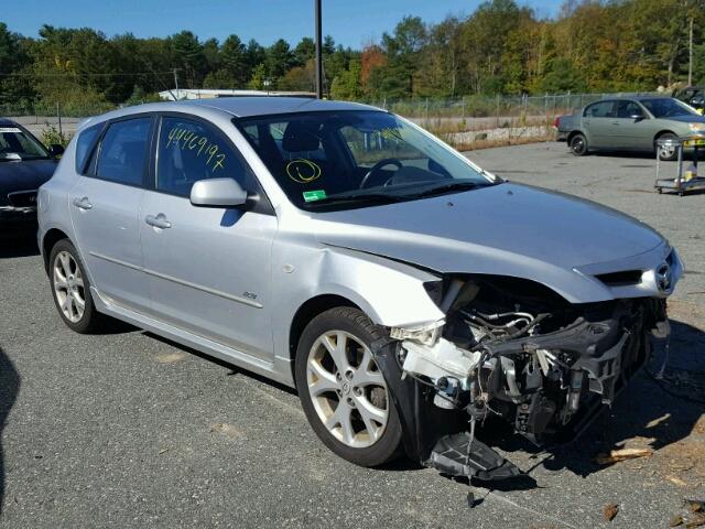 JM1BK344781831907 - 2008 MAZDA 3 HATCHBAC SILVER photo 1