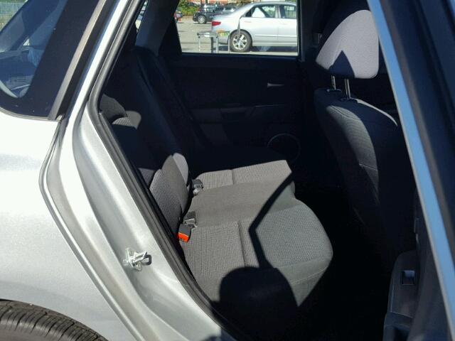 JM1BK344781831907 - 2008 MAZDA 3 HATCHBAC SILVER photo 6