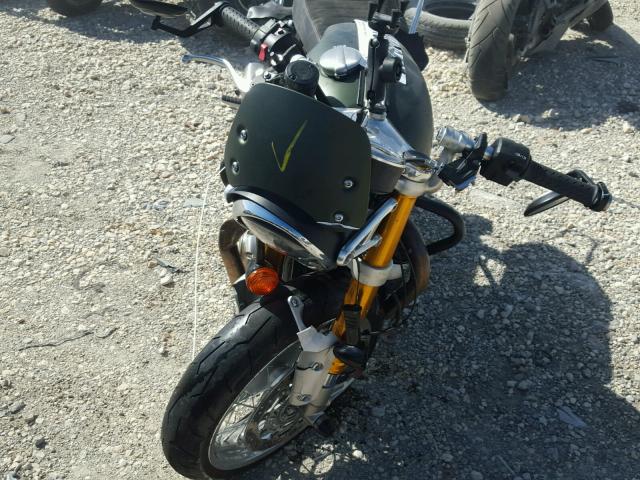 SMTD21HF5HT798954 - 2017 TRIUMPH MOTORCYCLE THRUXTON 1 GREEN photo 9