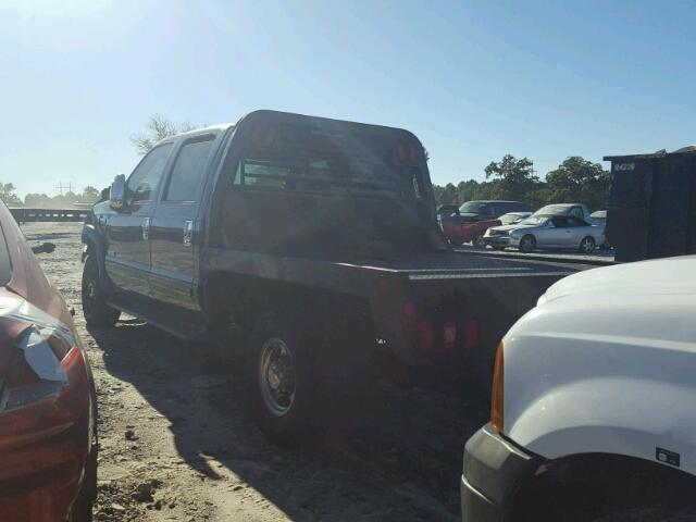 1FTNW21F41EA78837 - 2001 FORD F250 BLUE photo 3