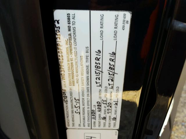 WD3PF4CC0FP125052 - 2015 MERCEDES-BENZ SPRINTER 3 BLACK photo 10