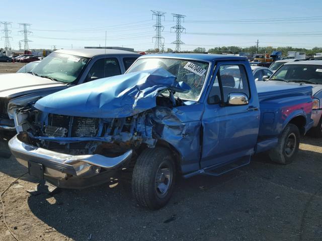 1FTDF15Y3PKA90151 - 1993 FORD F150 ლურჯი ფოტო 2