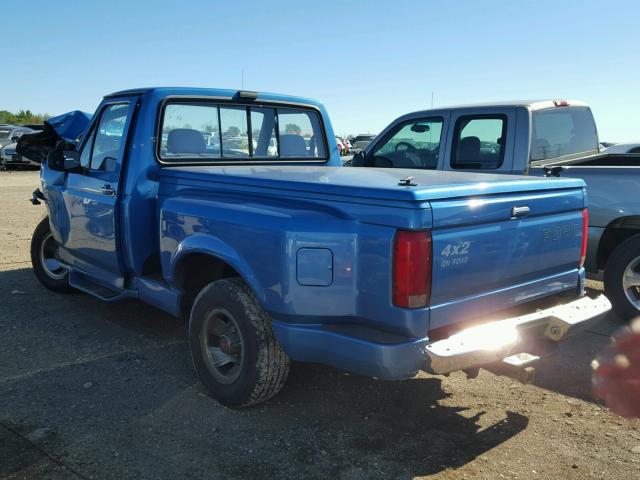 1FTDF15Y3PKA90151 - 1993 FORD F150 BLUE photo 3