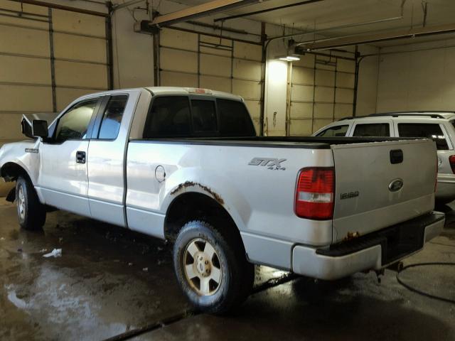 1FTRX14W96FA32068 - 2006 FORD F150 SILVER photo 3