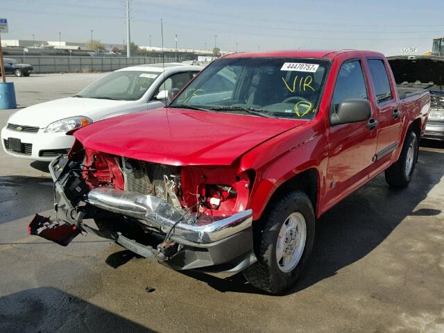 1GCCS136468204601 - 2006 CHEVROLET COLORADO RED photo 2