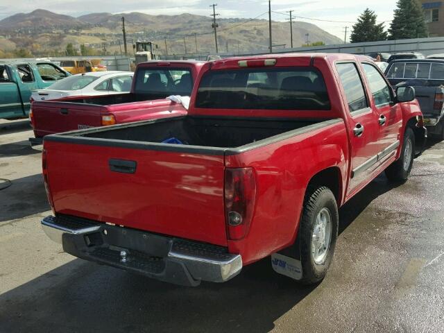 1GCCS136468204601 - 2006 CHEVROLET COLORADO RED photo 4