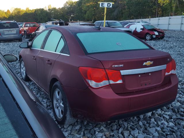 1G1PC5SB3F7142062 - 2015 CHEVROLET CRUZE LT RED photo 3