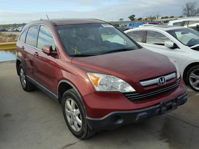 JHLRE48759C006375 - 2009 HONDA CR-V EXL BURGUNDY photo 1