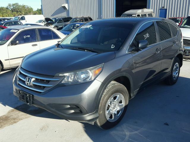 3CZRM3H32EG704516 - 2014 HONDA CR-V GRAY photo 2