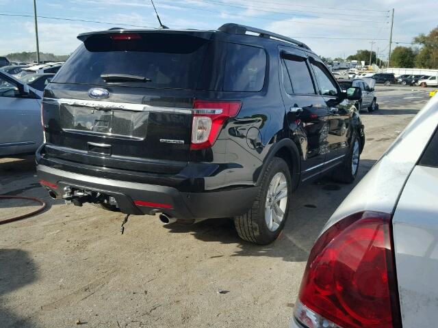 1FM5K7D86EGB49063 - 2014 FORD EXPLORER BLACK photo 4