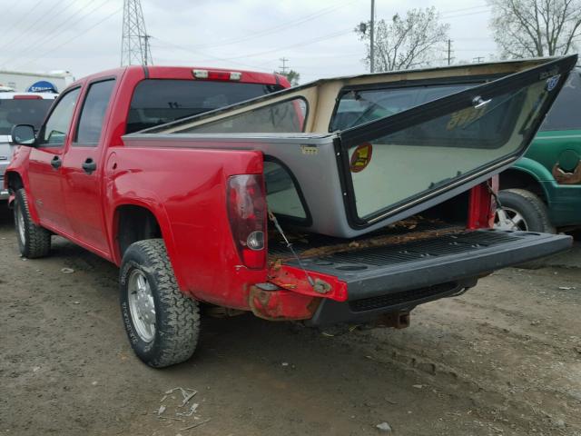 1GCDT136158186798 - 2005 CHEVROLET COLORADO RED photo 3