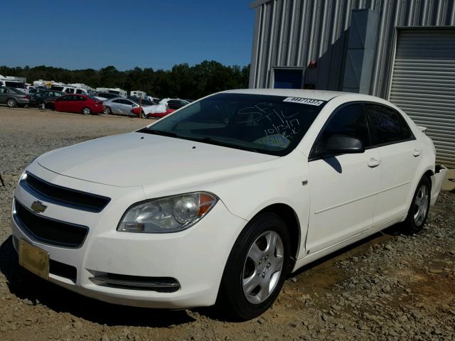 1G1ZG57B084196283 - 2008 CHEVROLET MALIBU WHITE photo 2