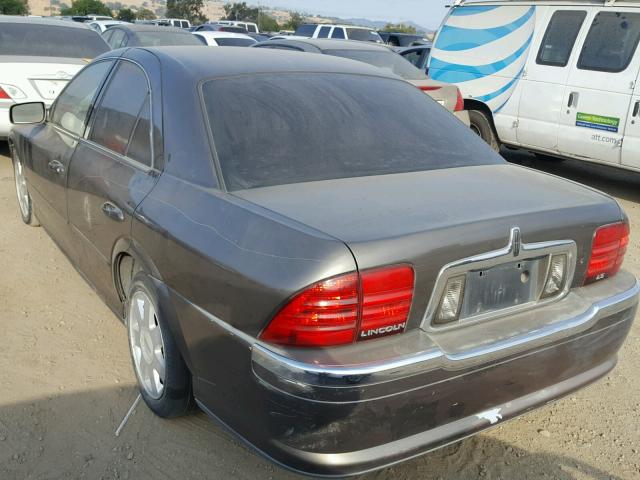 1LNHM86SX2Y709243 - 2002 LINCOLN LS 棕色 照片 3