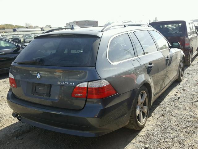 WBAPT73508CX00971 - 2008 BMW 535 GRAY photo 4