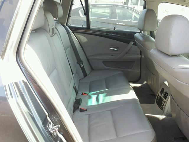 WBAPT73508CX00971 - 2008 BMW 535 GRAY photo 6