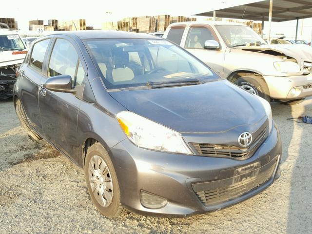 JTDKTUD32DD568745 - 2013 TOYOTA YARIS CHARCOAL photo 1