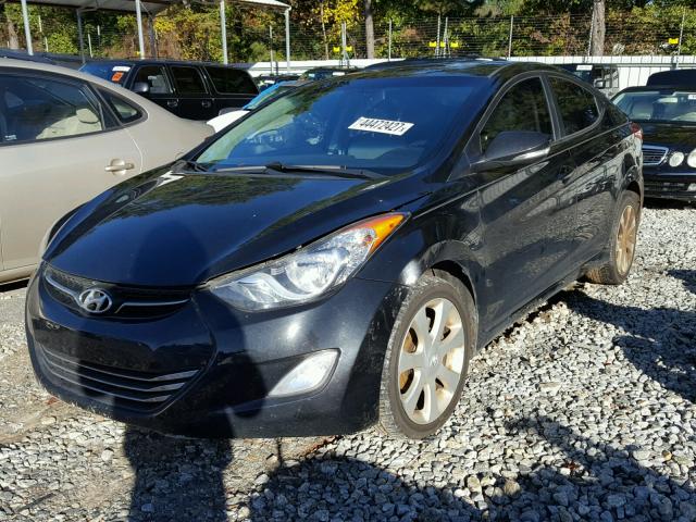 5NPDH4AE0BH038894 - 2011 HYUNDAI ELANTRA GL BLACK photo 2