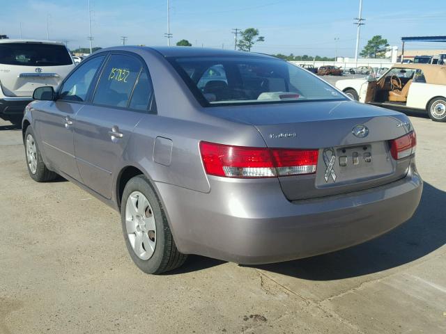 KMHET46CX6A115550 - 2006 HYUNDAI SONATA SILVER photo 3