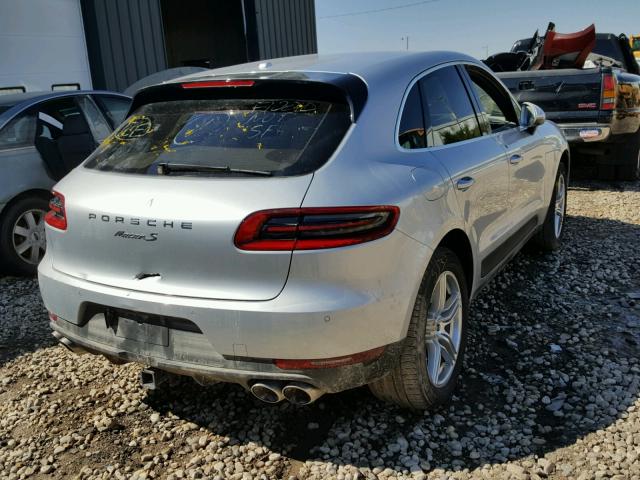 WP1AB2A51HLB13274 - 2017 PORSCHE MACAN S SILVER photo 4