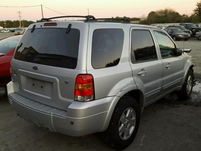 1FMYU04127KA98842 - 2007 FORD ESCAPE LIM SILVER photo 4