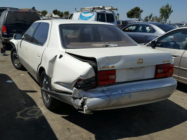 JT8BH28F1V0071770 - 1997 LEXUS LS 400 WHITE photo 3