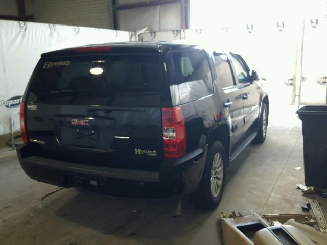 1GKFC13538R244879 - 2008 GMC YUKON HYBR BLACK photo 4