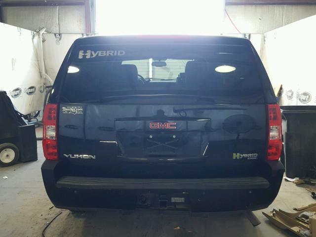 1GKFC13538R244879 - 2008 GMC YUKON HYBR BLACK photo 9