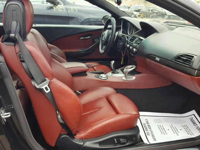 WBSEK93597CS32240 - 2007 BMW M6 BLACK photo 5
