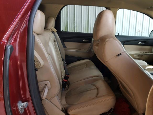 1GKLRMED7AJ129519 - 2010 GMC ACADIA SLT 红色 照片 6